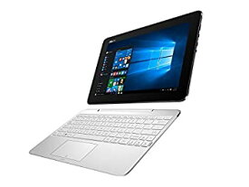 【中古】【輸入・日本仕様】ASUS 2in1 タブレット ノートパソコン TransBook T100HA-WHITE Windows10/10.1インチ/シルクホワイト