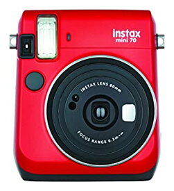 【中古】FUJIFILM インスタントカメラ チェキ instax mini70 レッド INS MINI 70 RED