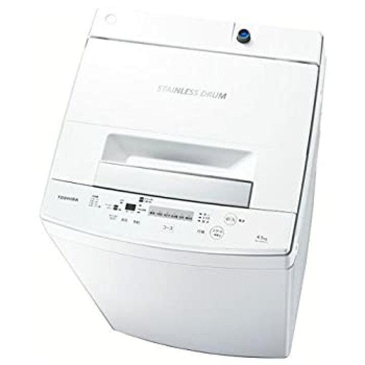 楽天市場】【中古】東芝 全自動洗濯機 4.5kg ピュアホワイト AW-45M5 W 