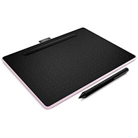 【中古】WACOM ペンタブレット（ベリーピンク）Wacom Intuos Medium ワイヤレス CTL-6100WL/P0