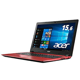 【中古】【輸入・日本仕様】Acer ノートパソコン Aspire 3 A315-32-N14U/R (Celeron/4GB/256GB SSD/ドライブなし/15.6型/Windows 10 Home(64bit)/レッド)