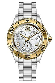 【中古】【輸入品・未使用】Invicta Women's 30373 Anatomic Quartz 3 Hand Silver%カンマ% Gold Dial Watch