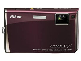 【中古】Nikon デジタルカメラ COOLPIX (クールピクス) S60 ボルドーワインレッド COOLPIXS60BRD