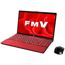 中古良品 日本製 15.6型 赤色 ノートパソコン 富士通 AH550/5B Core i5 