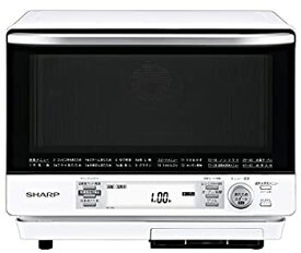 【中古】シャープ 過熱水蒸気オーブンレンジ 2段調理 31L ホワイト RE-V100A-W