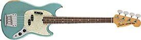 【未使用】【中古】Fender エレキベース JMJ Mustang Bass?, Faded Daphne Blue