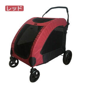 ペットカート 中型犬 大型犬 折りたたみ 多頭 耐荷重60kg ペット用品 おしゃれ バギー 4輪 ドッグカート キャリーカート 手押し カート 簡単 メッシュ 通気窓 蒸れにくい ハンドル 滑り止め付