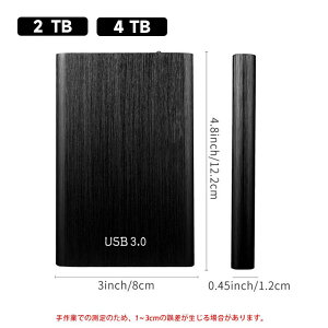 �O�t��HDD �|�[�^�u��HDD SSD �O�t���n�[�h�f�B�X�N 2TB 4TB ��e�� USB3.0 �����]�� �h�� �ϏՌ� ���^ �y�� PC�Ή� Mac�Ή� �m�[�g�p�\�R�� �f�[�^�ۑ� �o�b�N�A�b�v �|�[�^�u���X�g���[�W HDD �����^