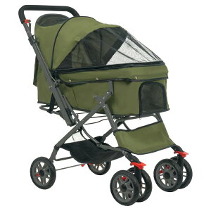 【SS期間限定20倍】ペットカート 対面式 折りたたみ 多頭 中型犬 小型犬 猫 クチコミ高評価 2way 軽量 組立簡単 工具不要 介護用 ドッグカート ペットバギー 犬 猫 動物 ペット用品