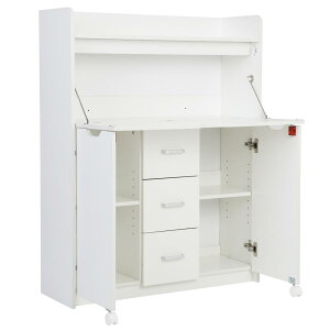 学習机 デスク パソコンデスク 机 勉強机 折り畳み天板 引き出し pcデスク 棚付き 収納 省スペース リビング学習 ワークデスク 子供 大人 テレワーク 在宅ワーク リモートワーク 北欧 新作 新