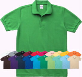 Printstar NVP　T/Cポロシャツ（ポケット無)3L 4L 5L 白/ホワイト/黒/ブラック/赤/黄色/イエロー/青/緑/紫/紺/ピンク/オレンジ/茶色【1100141】