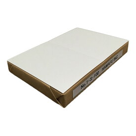 NO.1S100 白色両面無地サンクスカード (100mm x 148mm) （ハガキ大・二つ折り可）・国産上質紙135kg【100枚】