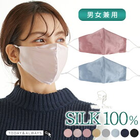 【2,500円以上で10％OFFクーポン】【最高級6Aシルク】 THE KINU シルクマスク シルク100% マスク 正絹 秋冬 レディース 敏感肌 血色マスク 立体マスク 日焼け止め UV 美肌 保湿 肌荒れ 花粉 息苦しくない カラーマスク 美容マスク プレゼント ギフト tk-1003