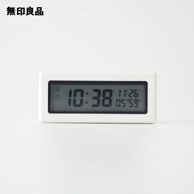 【無印良品 公式】デジタルタイマー時計ホワイト／型番：DKC‐52