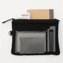 【無印良品 公式】【M】ポリエステルダブルファスナーケース・約13．5×19cm トラベル 旅行 携帯用