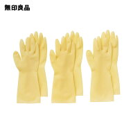 天然ゴム手袋 左右兼用／M／6枚入【無印良品 公式】
