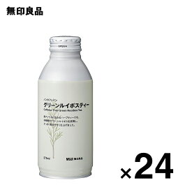 【無印良品 公式】ノンカフェイン グリーンルイボスティー 375ml24個セット