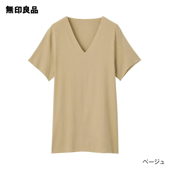 楽天市場 無印良品 公式 どこにも縫い目がない ｖネックｔシャツ 紳士 無印良品