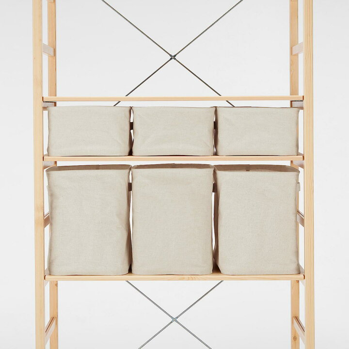 楽天市場 無印良品 公式 ポリエステル綿麻混 ソフトボックス 長方形 大 約幅３７ 奥行２６ 高さ３４ｃｍ 無印良品