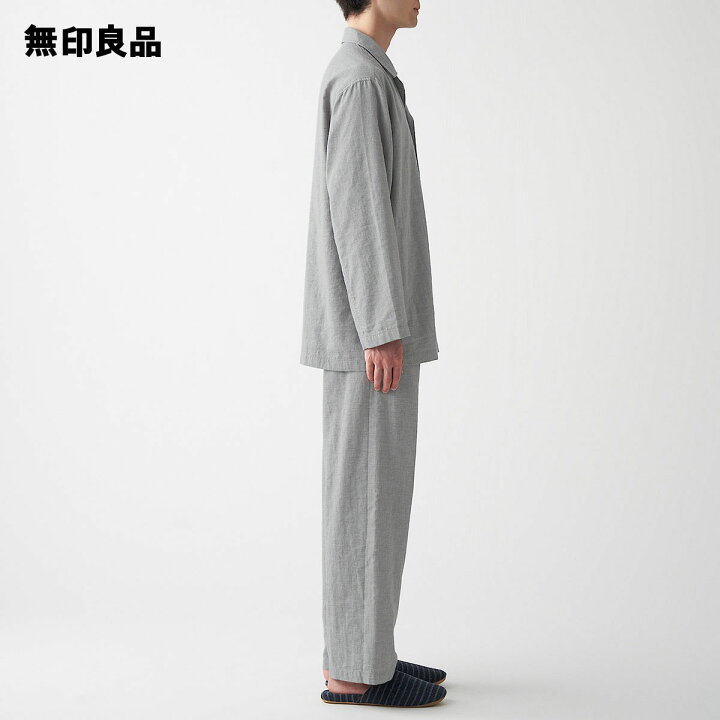 楽天市場 無印良品 公式 脇に縫い目のない 二重ガーゼパジャマ 紳士 無印良品
