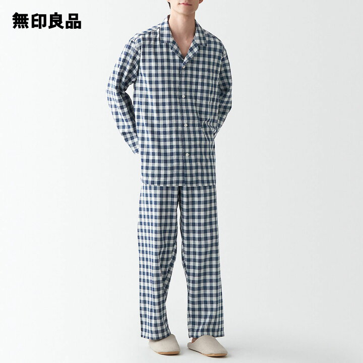 楽天市場 無印良品 公式 脇に縫い目のない 二重ガーゼパジャマ 紳士 無印良品