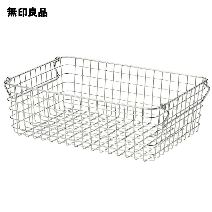楽天市場】ステンレスワイヤーバスケット3 約幅37×奥行26×高さ 