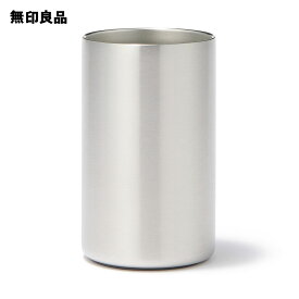 【無印良品 公式】コップとしても使える 缶飲料用 保温保冷ホルダー・350mL