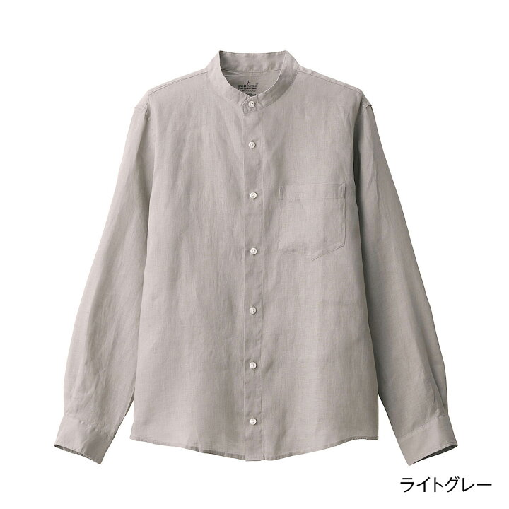 楽天市場 無印良品 公式 フレンチリネン洗いざらしスタンドカラーシャツ 紳士 無印良品 楽天市場 無印良品 公式 フレンチリネン洗いざらしスタンドカラーシャツ 紳士 無印良品