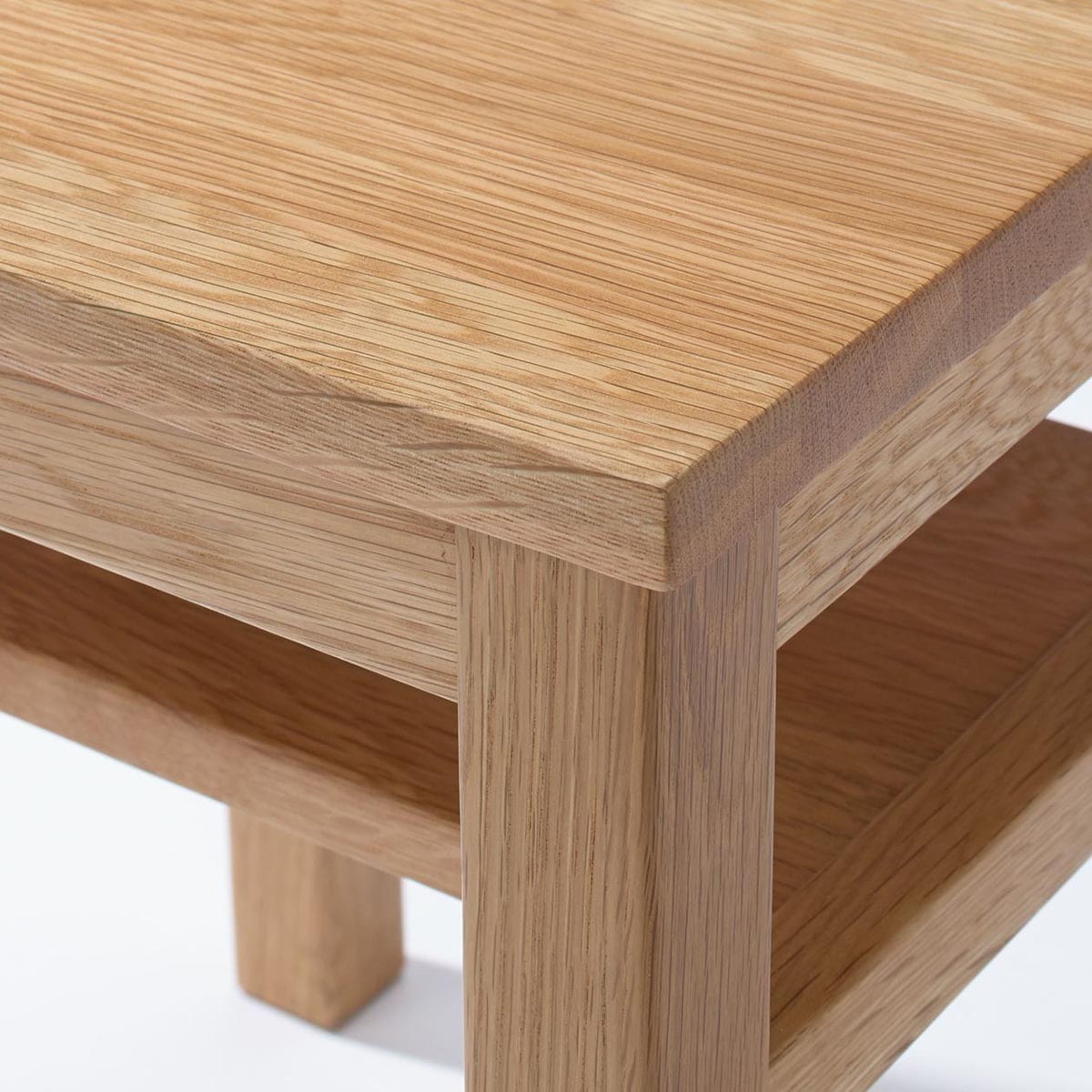 【無印良品 公式】木製サイドテーブルベンチ／板座／オーク材 幅３７×奥行３７×高さ４４ｃｍ | 無印良品