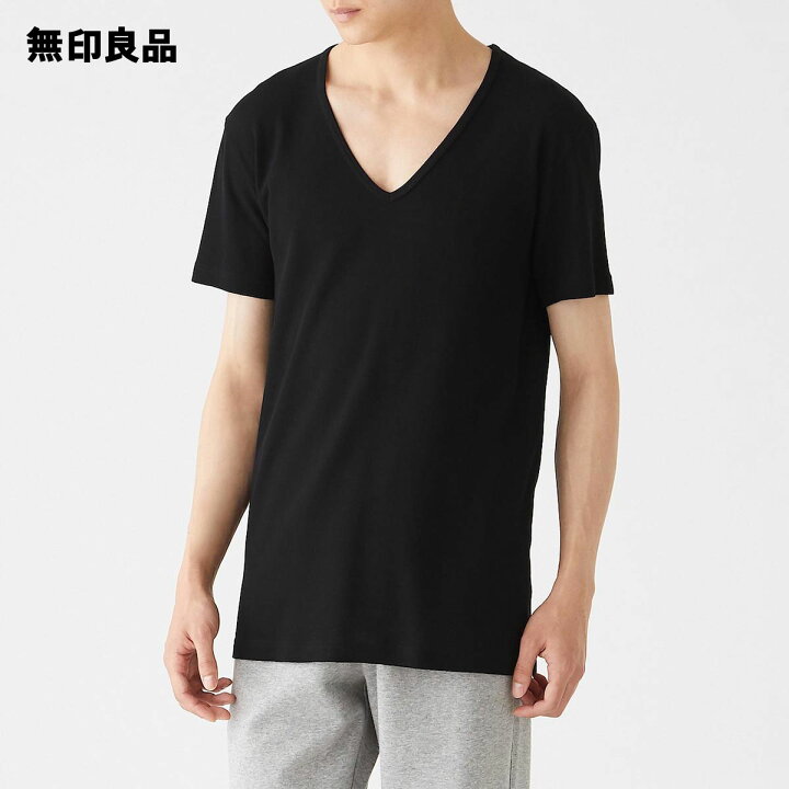 楽天市場 無印良品 公式 綿でさらっと ｖネックｔシャツ 紳士 無印良品
