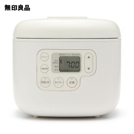 【無印良品 公式】しゃもじ置き付き炊飯器 3合 型番：MJ‐RC3A3