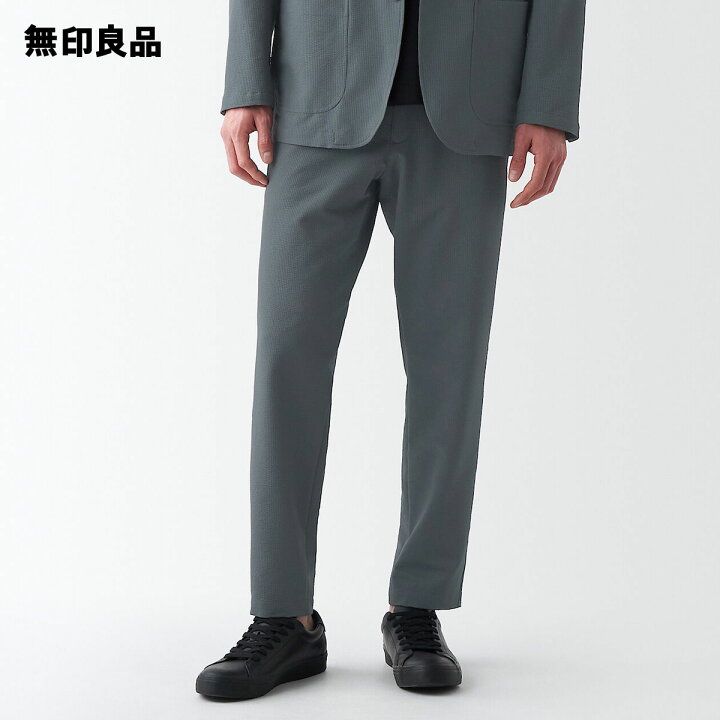 楽天市場】【無印良品 公式】風を通すストレッチサッカーノータックパンツ（紳士） : 無印良品