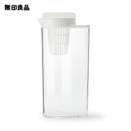 横置きできる ストレーナー付き冷水筒・冷水専用約2L【無印良品 公式】