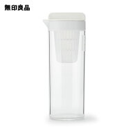 横置きできる ストレーナー付き冷水筒・冷水専用約1L【無印良品 公式】
