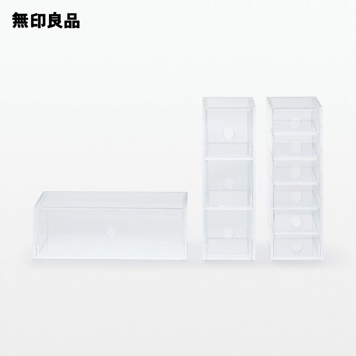 楽天市場】アクリル小物収納・6段 約幅8．7×奥行17×高さ25 
