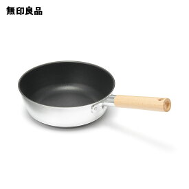 【無印良品 公式】鍋としても使える こびりつきにくいフライパン 深型・IH対応／約直径24cm