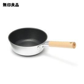 【無印良品 公式】鍋としても使える こびりつきにくいフライパン 深型・IH対応／約直径20cm