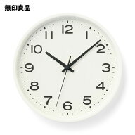 アナログ時計・大 ホワイト 型番：MJ−ACLW2【無印良品 公式】