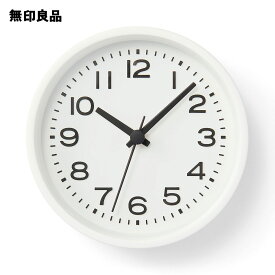 アナログ時計・小（スタンド付）・ホワイト（MJ-ACSW2）ブラック（MJ-ACSB2)【無印良品 公式】