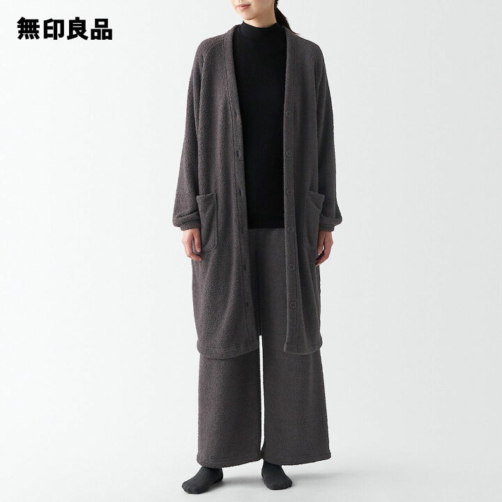 楽天市場】【無印良品 公式】ニットフリース ロングカーディガン（婦人 