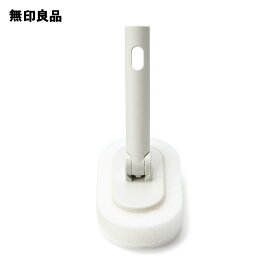 ヘッドが付け替えられる バス用スポンジ・約幅8．5×奥行15×高さ17．5cm【無印良品 公式】