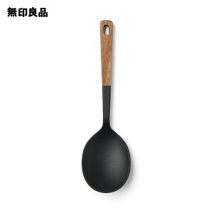 【無印良品 公式】木柄 シリコーン 調理スプーン・約長さ26cm
