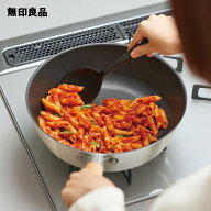 【ガス火専用】鍋としても使える こびりつきにくいフライパン 深型／約直径28cm【無印良品 公式】