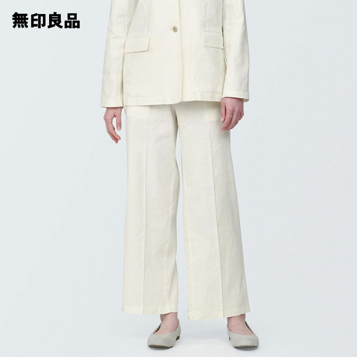楽天市場】【無印良品 公式】婦人 ヘンプ混ストレッチストレートパンツ  