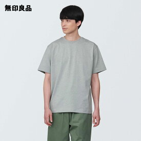 【無印良品 公式】紳士 天竺編みクルーネック半袖Tシャツ