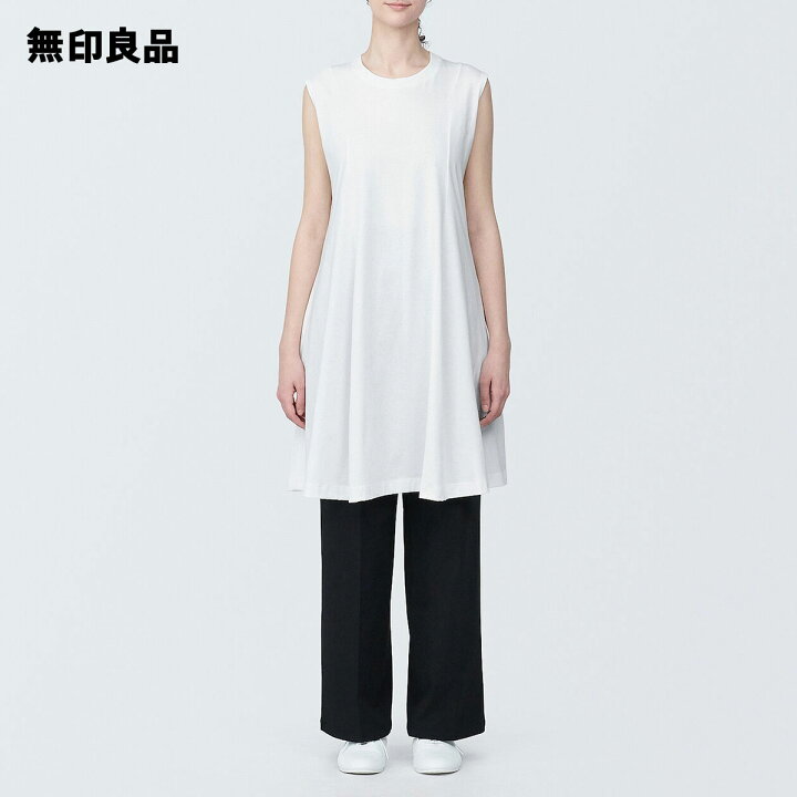 楽天市場】【無印良品 公式】婦人 天竺編みノースリーブワンピース 