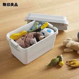 【大】【50L】再生ポリプロピレン入り 頑丈収納ボックス 約幅60×奥行39×高さ37cm　ローリングストック 備蓄 防災【無印良品 公式】