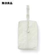 【M】ポリエチレンシートケース・ 約13×17×6．5cm　防災 携帯【無印良品 公式】