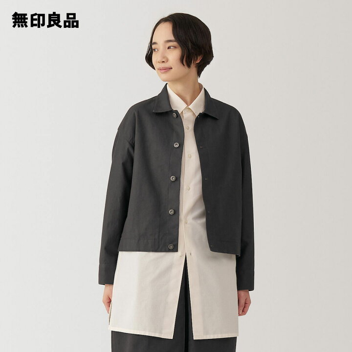 楽天市場】【無印良品 公式】婦人 和紙混ジャケット・ダークブラウン 