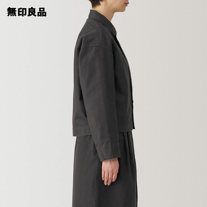 楽天市場】【無印良品 公式】婦人 和紙混ジャケット・ダークブラウン 